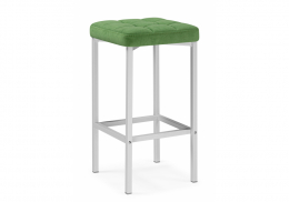 Барный стул Лофт катания минт / белый матовый (35x35x65)